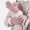 gants chauds coupe vent pour femmes, gants d'hiver résistants au froid pour écran tactile, gants pour doigts, accessoires d'halloween