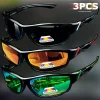 1/3 pièces Vintage Sport lunettes de soleil hommes femmes pêche course cyclisme alpinisme Sport homme lunettes de soleil Anti-éblouissement UV400