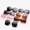 lunettes de soleil surdimensionnées de luxe pour femmes, marque vintage, uv400, grandes montures carrées, lunettes rétro pour hommes et femmes