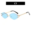 lunettes de soleil à monture personnalisée pour femmes et hommes, lunettes de soleil polygonales, lunettes de soleil hip hop décontractées, lunettes anti uv chimoutdoors, uv400, nouveau