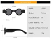 ins petites lunettes de soleil rondes pour femmes et hommes, nuances punk rétro, mode uv400, lentille océan transparente, tendance, populaire