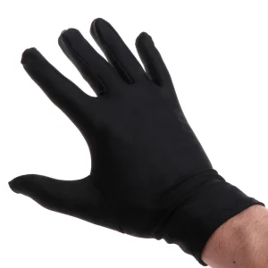 Gants noirs en coton pour hommes et femmes, mitaines unisexes, main sèche, artisanat d&rsquo;art, travail de manipulation, bijoux, inspection des pièces de monnaie
