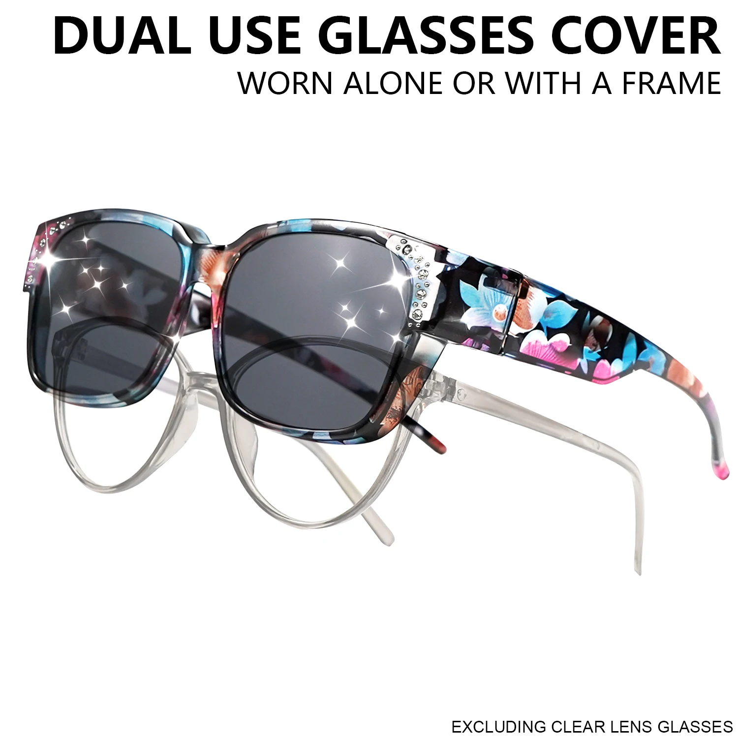 lunettes de soleil carrées surdimensionnées à la mode – verres décoratifs pour la mode et le style, lunettes élégantes, lunettes élégantes