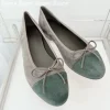 costume élégant tweed papillon noeud bout rond femme ballerines vache daim couleurs mélangées peu profond slip on zapatos mujer 34 42