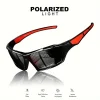 lunettes de soleil de sport à la mode, protection uv polarisée, personnalisées, monture ronde en métal, lunettes uv400 pour hommes et femmes