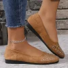 mocassins peu profonds en cristal brillant pour femmes, ballerines légères et antidérapantes, chaussures de marche de luxe à semelle souple pour femmes