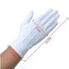 gants en coton blanc pour hommes, uniforme de smoking formel, garde d'honneur, défilé, costume de cérémonie, cosplay, pièce de monnaie, bijoux, gant de majordome