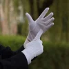 nouveaux gants en coton blanc doux, étiquette hydratante pour les mains, gants en coton formels, uniforme de serveur de police, gants de conduite fins