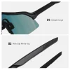 100 lunettes de soleil de cyclisme uv400 tr90 lunettes de vélo de sport vtt vtt pêche randonnée équitation lunettes pour hommes femmes sport