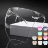 Lunettes de soleil intégrales masque femmes hommes lunettes de protection lunettes lunettes lentille sphérique couverte Anti-pulvérisation lunettes de soleil de cyclisme