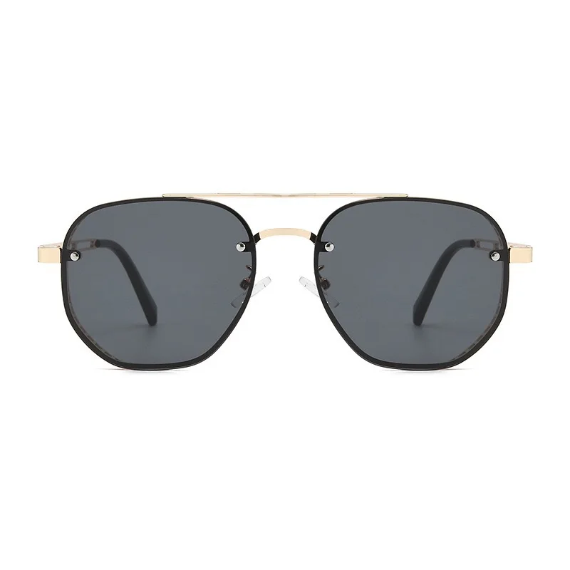 Hommes nouvelles lunettes de soleil de conduite Vintage Steampunk lunettes de soleil carrées cadre en métal avec charnières à ressort femmes oculaire UV400 lunettes