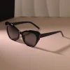 lunettes de soleil œil de chat élégantes pour hommes et femmes, lunettes de soleil décontractées, miroir vintage, nuances d'extérieur, mode féminine et masculine
