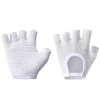 gants de yoga antidérapants pour femmes, en coton, demi doigt, respirants, pour cyclisme en plein air, vélo, pilates, sport, pêche