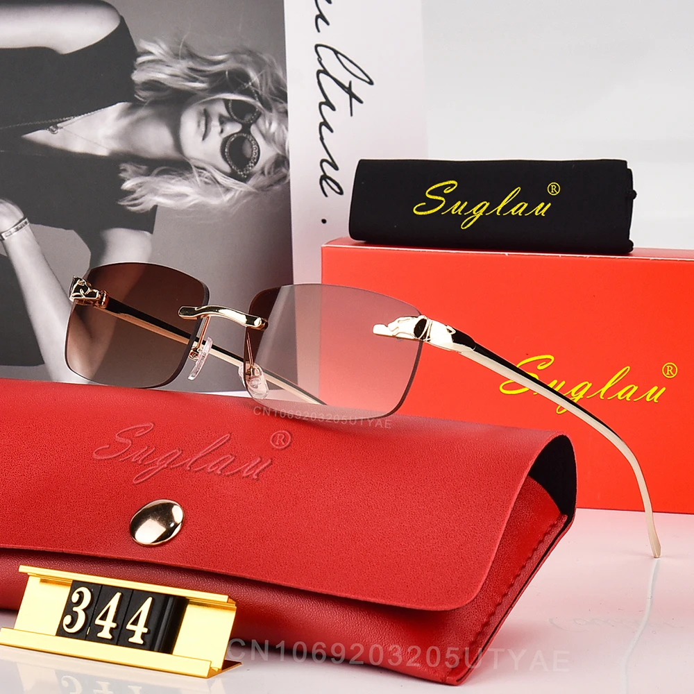 Suglau-Lunettes de soleil carrées dégradées vintage classiques pour hommes et femmes, lunettes de soleil de sport, marque de luxe, conduite, plein air, nouveau