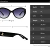 2025 nouvelles lunettes de soleil modernes femmes hommes ins internet célébrité modèle oeil de chat lunettes de soleil femme classique lunettes gafas de sol uv400