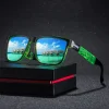4 pièces mode vintage modèle carré lunettes de soleil hommes femmes pêche conduite homme marque de luxe concepteur lunettes de soleil uv400 lunettes ﻿