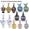 Bouteille de parfum en verre de luxe 5/10/12/15/25ml, pour recharge d&rsquo;huile essentielle, Design arabe, distributeur d&rsquo;huile aromatique Premium, vente en gros