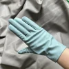 gants élégants pour femmes, en peau d'agneau véritable, en peau de mouton, pour hommes, tendance, courts, personnalisés, automne et hiver
