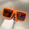 respzed lunettes de soleil carrées pour femmes et hommes, lunettes de soleil à grande monture optique, lunettes de créateur de marque, nuances de mode, uv400, tendances punk