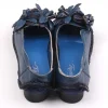 ballerines rétro en cuir véritable pour femmes, mocassins à coussin optique, mocassins à fleurs, chaussures pour dames, designer de luxe, automne