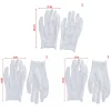 gants blancs en pur coton pour les devoirs, la papeterie, les avantages économiques, la protection du travail, la sueur, le grill