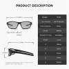 lunettes de soleil polarisées photochromiques pour hommes et femmes, vintage, pour pêche, cyclisme, conduite, alpinisme, caméléon, uv400