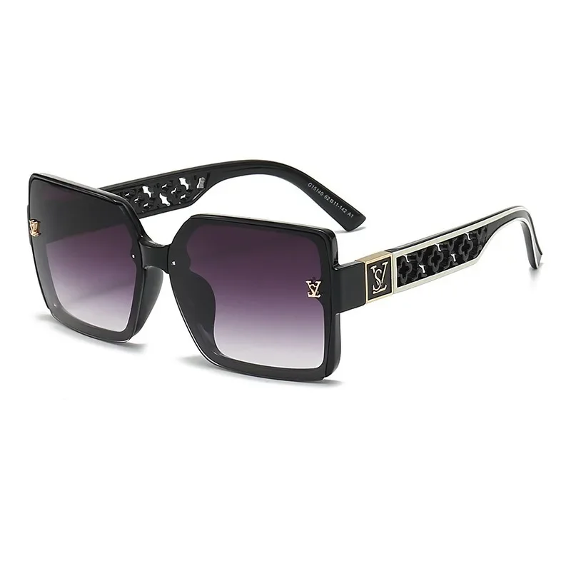 Lunettes de soleil de marque de luxe et élégantes pour femmes et hommes, surdimensionnées, carrées, de styliste, tendance, UV400