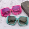 2025 lunettes de soleil pour femmes marque de luxe nuances lunettes vintage haute qualité glasse carré marque concepteur femme lunettes oculos
