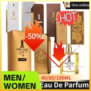 Or un million de parfum De luxe Premium parfum pour hommes 40 ml-100 ML Eau De Parfum Spray pour femmes Notes boisées Parfum longue durée