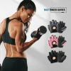 Gants de Fitness de gymnastique pour femmes, gants antidérapants respirants à demi-doigt pour vélo, cyclisme, levage de poids, Yoga