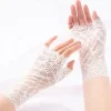 gants en dentelle sexy pour femmes, en résille, fournitures de fête, robe de bal élégante, pour mariée, été