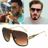 Oversized Square Sunglasses for Women Men Brand Luxury Designer Sun Glasses Metal Retro Fashion Trend Driving Eyewear UV400