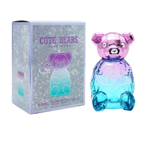 Lovely Bear Design Eau de parfum pour femme, vaporisateur de parfum, parfum léger durable, breloque phéromone, cadeaux pour filles, 30ml