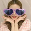 grandes lunettes de soleil respirantes en forme de cœur, lunettes de soleil drôles, nuances de plage, costume de fête, lunettes de carnaval, décor de mode, nouveauté
