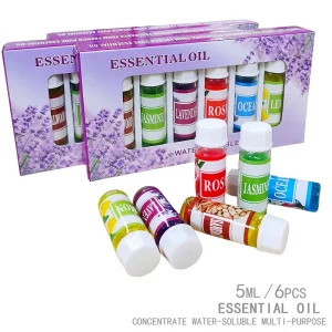 Huile essentielle parfumée végétale pure, ensemble de parfum Ocean Rose, huile d&rsquo;arôme de spa pour bougie, Regina Executive DiffJardCastle, 5ml, 6 pièces