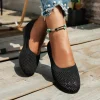 chaussures plates en maille respirante pour femmes, mocassins décontractés, ballerines à enfiler, document solide, nouveau, 2024