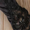1 paire de gants de mariage longs et élégants, longueur coude, robe de mariée sans doigts pour femmes, appliques de danse en satin