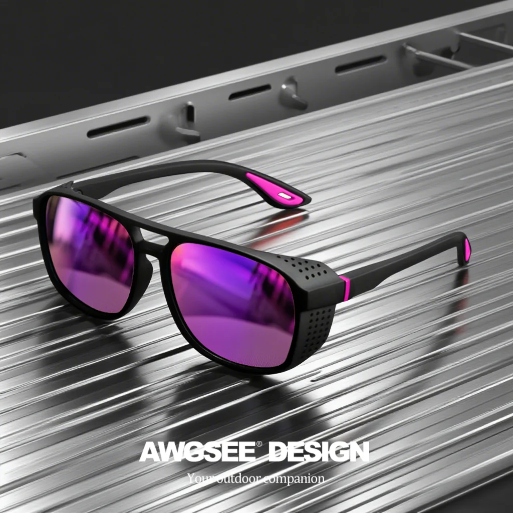 lunettes de soleil de sport professionnelles – polarisées coupe vent uv400 pour le cyclisme, la course à pied, les amateurs de plein air uv400