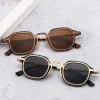 Petites lunettes de soleil carrées à la mode, Vintage, tendance, pour femmes et hommes, nuances rétro Punk