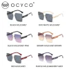 respzed lunettes de soleil sans monture pour femmes et hommes, lunettes de soleil de créateurs vintage, nuances rouges carrées, lunettes uv400, vente en gros