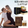 Lattafa Khamrah Qahwa 100 Oz Eau De Toilette Pour Hommes Et Femmes, sexuellement Moyen-Orient Arabe Dubaï, 3.4 ml