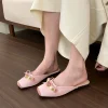 mocassins plats à semelle souple pour femme, chaussures simples, demi pantoufles décontractées, Élégantes, à la mode, printemps