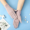 Gants d&rsquo;équitation en coton élégants, antidérapants, Anti-UV, couleur unie, gants de conduite pour femmes, gants de protection solaire d&rsquo;été, mitaines d&rsquo;extérieur