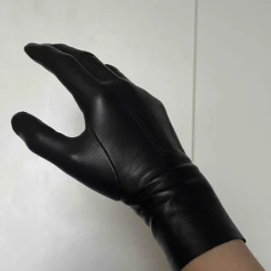 Gants longs en cuir de luxe pour hommes, 25cm, sans doublure, doux et fins, ajustés pour une mode élégante