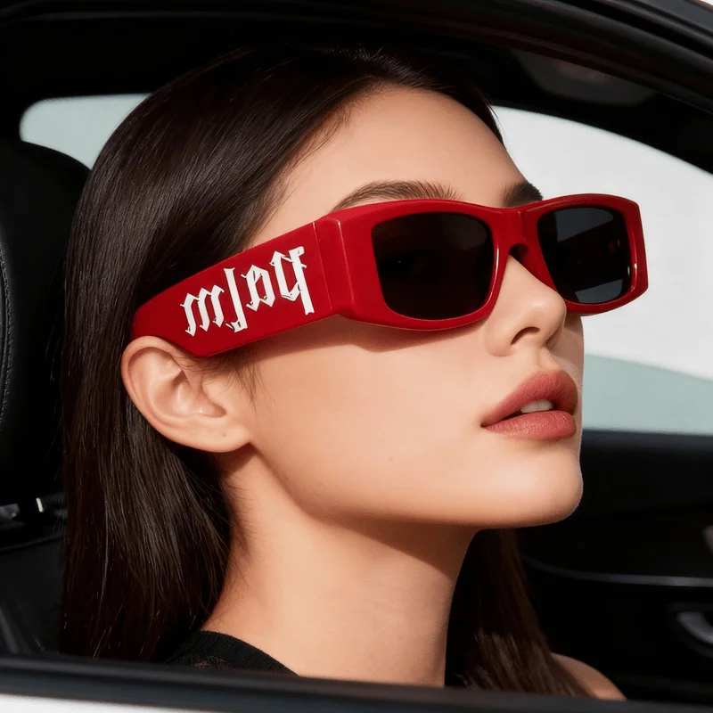 Glamour – lunettes de soleil de styliste pour femmes et hommes, marque élégante, tendance, carrées, pour l'extérieur, UV400