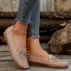 chaussures pour femmes 2025 nouveau sans lacet femmes chaussures plates décontracté bout rond chaussures plates femmes respirant mocassins peu profond confort chaussures dames