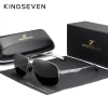 KINGSEVEN lunettes de soleil polarisées en aluminium hommes UV400 HD lentille pilote Protection des yeux lunettes photochromiques femmes lunettes de Vision nocturne