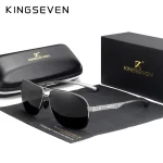 KINGSEVEN lunettes de soleil polarisées en aluminium hommes UV400 HD lentille pilote Protection des yeux lunettes photochromiques femmes lunettes de Vision nocturne