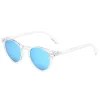 petites lunettes de soleil rondes pour femmes, lunettes de soleil marron, monture ronde, nuances de rivets pour femmes, marque vintage, créateur, uv400
