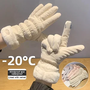 Gants de sport de plein air pour femmes, respirants et chauds, adaptés à l&rsquo;hiver, au ski, au cyclisme et à l&rsquo;alpinisme